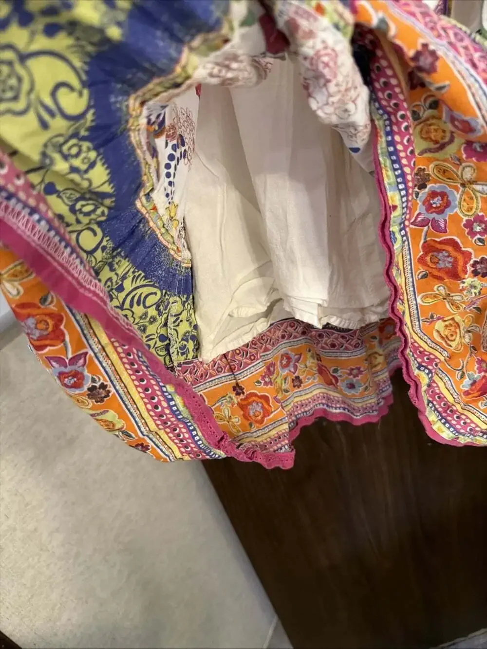 Butterfly Floral Boho Fairy Core Whimsy Dress Girls 12